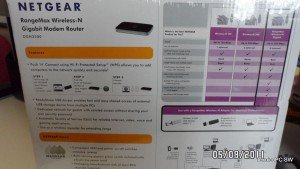 Netgear DGN3500 Box Reverso